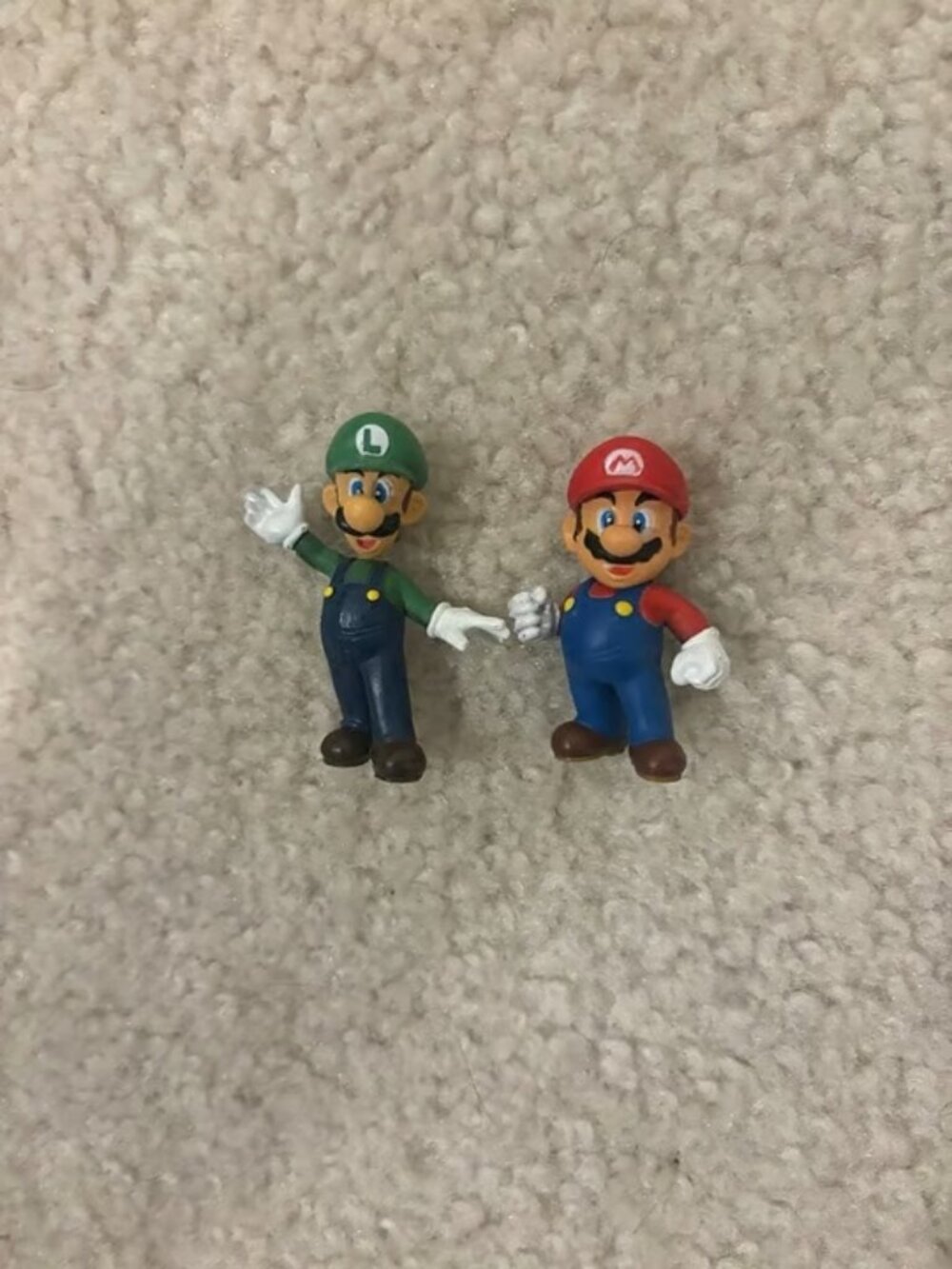 Vintage Nintendo Super Mario & Luigi Mini Action Figures 2000s Collectible Lot 2
